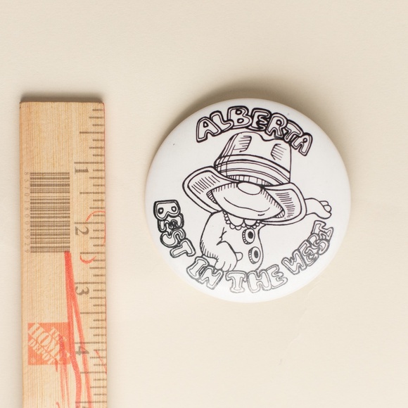 2/$20- VINTAGE Alberta western button - Picture 2 of 2